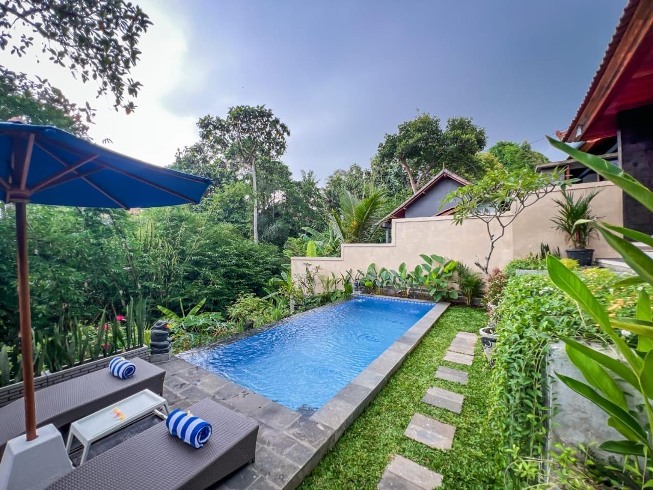 Aris House Private Pool Villa أوبود المظهر الخارجي الصورة